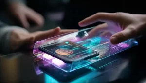 person-holding-phone-with-lit-up-display-that-says-galaxy-it AI's Progress: Can Neuromorphic Computing Help?