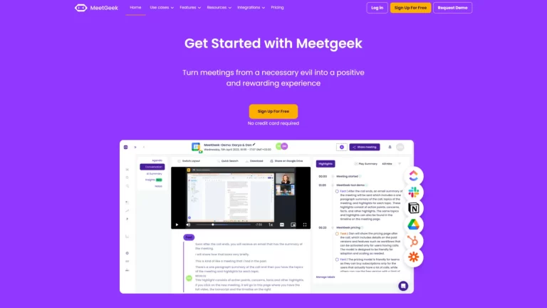 MeetGeek Review AI Tool / aidigitalx