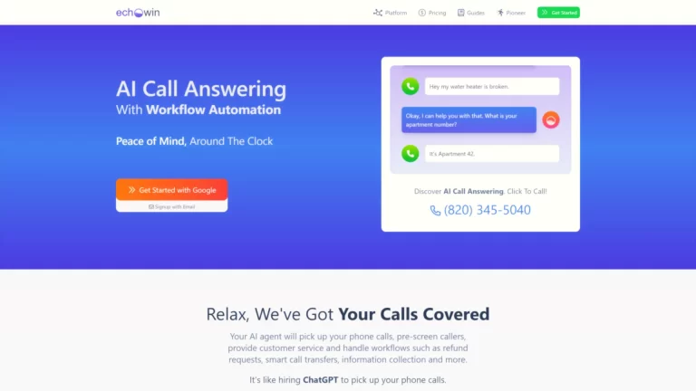 Echowin Review: Businesses AI Call Management tool / aidigitalx