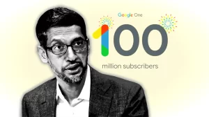 Google One Hits 100 Million - Sundar Pichai / aidigitalx